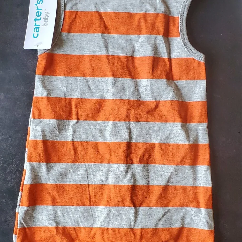 Baby Boy Carter's Dino Snap Up Romper 3 mos NWT